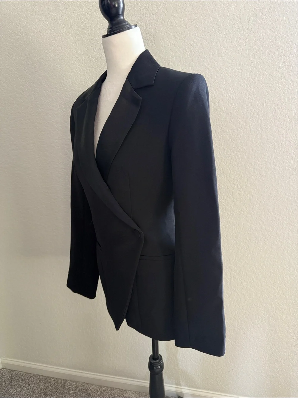 Anine Bing Ade Black Tuxedo Blazer Size S/P